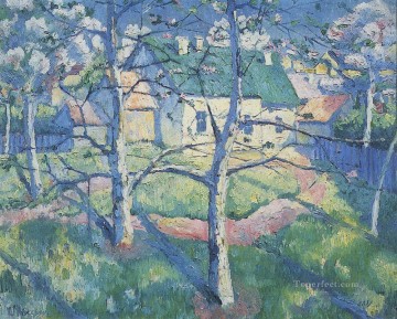  Malevich Pintura Art%C3%ADstica - manzanos en flor Kazimir Malevich